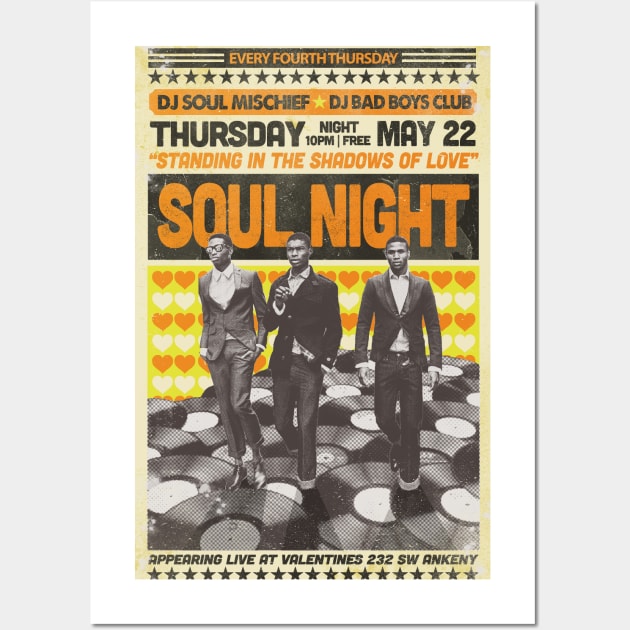 VINTAGE SOUL NIGHT Wall Art by Showdeer